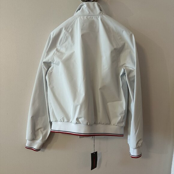 NWT PRADA LUNA Rossa Pirelli Jacket Windbreaker Coat Nylon Sz 42 White - Picture 8 of 8
